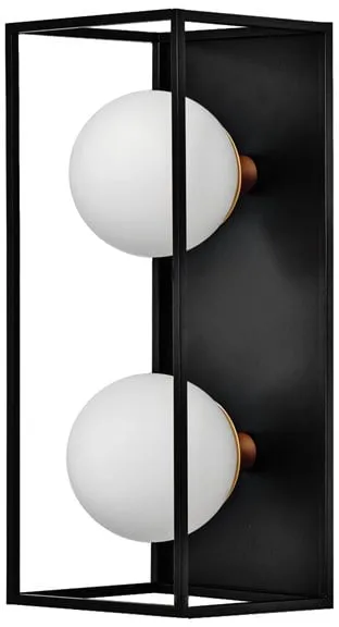 LEDVANCE DECOR Square 2XG9 IP44 350mm černá