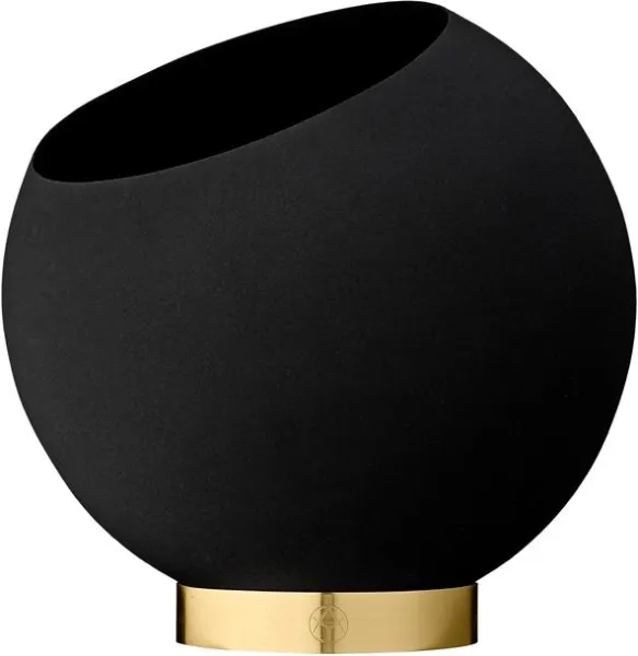 AYTM GLOBE Květináč Černý Ø21 cm