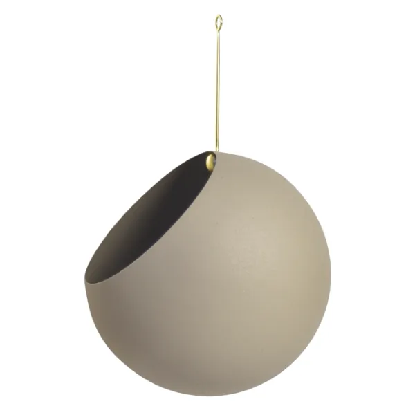 AYTM GLOBE Závěsný květináč 32 cm Taupe