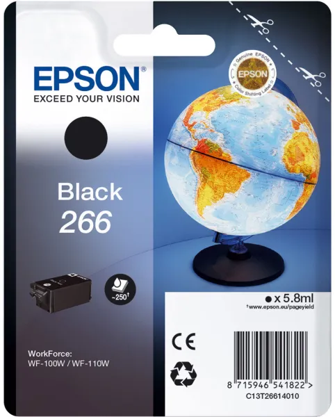 Epson 266 inkoustová kazeta černá