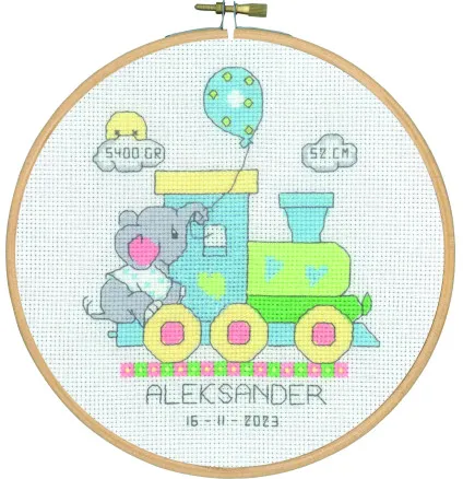 Permin Vyšívací sada Alexander Ø18cm