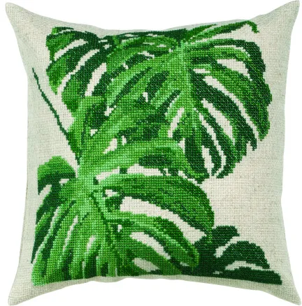 Permin Vyšívací sada Monstera 40x40cm