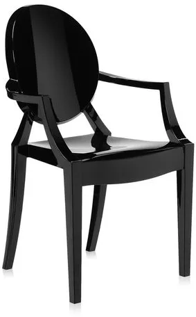 Kartell Lou Lou Ghost jídelní židle - Děti - Černá
