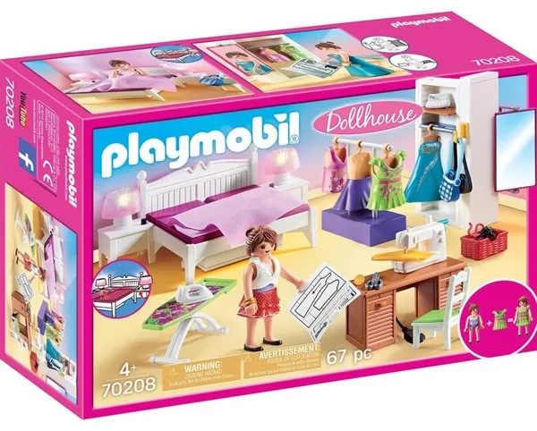 Playmobil Dollhouse - Ložnice s koutkem na šití