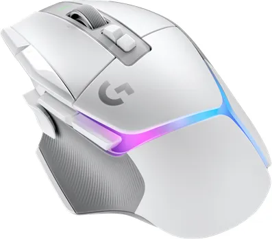 Logitech G502 X Plus Wireless - Herní myš - Optická - 13 tlačítek - Bílá