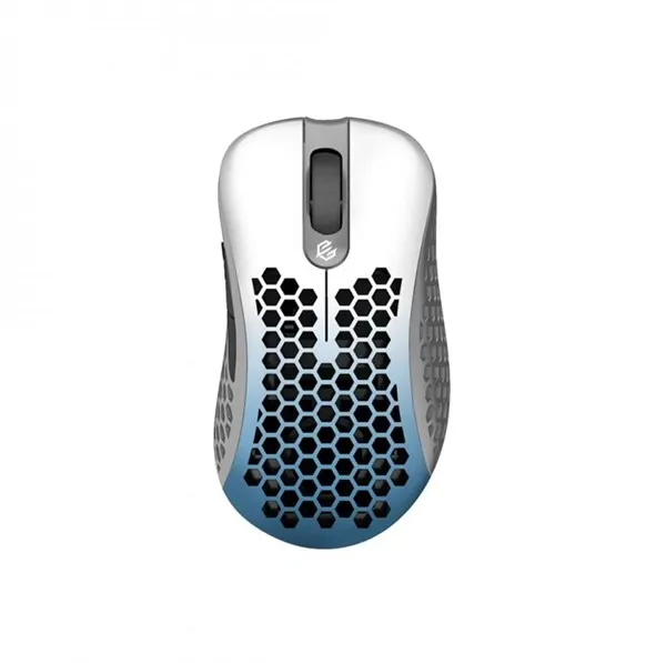 G-Wolves Sköll RGB Herní Myš - Bílá/Modrá - Herní Myš - Optická - 7 tlačítek - Bílá s RGB-LED osvětlením