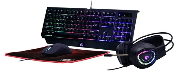 Gembird GMB Gaming Phantom - Herní klávesnice - Americká angličtina - Černá