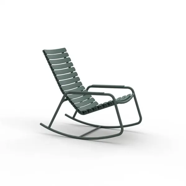 HOUE ReCLIPS houpací křeslo z recyklovaného plastu - Olive Green