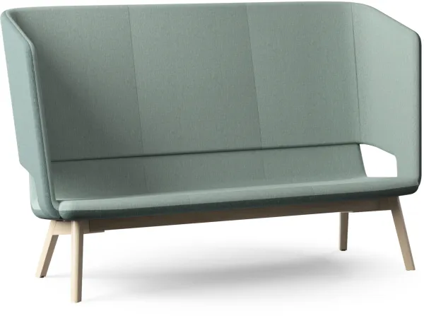 Twist & Sit Soft - 3místná vysoká lounge pohovka s nohami