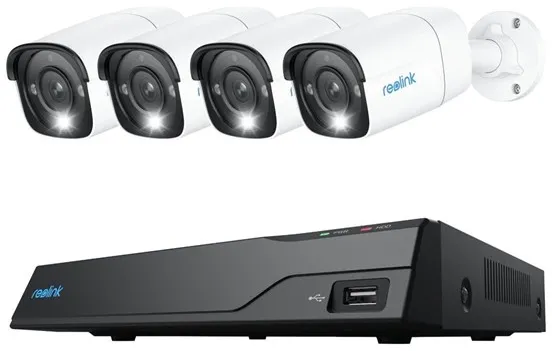 REOLINK NVS8-12MB4 - NVR + kamera(a) - kabelové (Ethernet 10Base-T/100Base-T) - napájení AC PoE