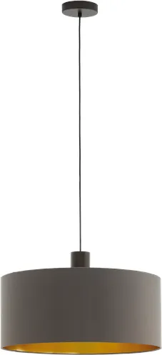 EGLO CONCESSA 1 závěsná lampa, cappuccino/zlatá