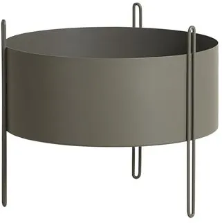Woud Pidestall Květináč Medium Taupe
