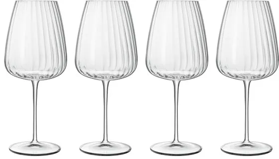 Luigi Bormioli sklenice na červené víno bordeaux Optica 70 cl 4 ks.