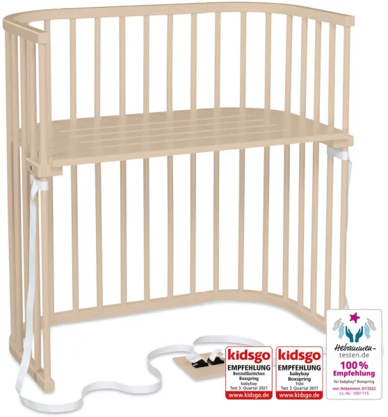 Boxspring postýlka k posteli - béžová
