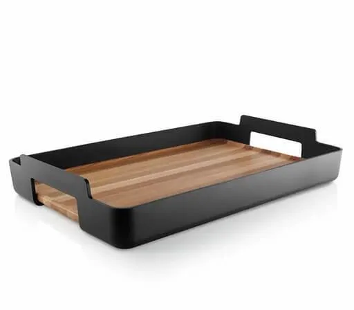 Eva Solo Nordic Kitchen obdélníkový servírovací podnos 50x34 cm - Zuhelnatělý bambus