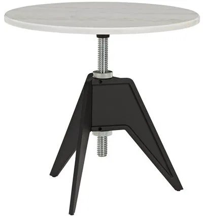 Tom Dixon Screw Boční stolek Ø60 Bílý
