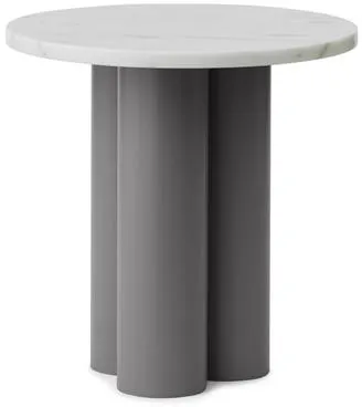 Normann Copenhagen Dit Odkládací stolek Šedá/Bílá Carrara