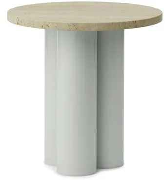 Normann Copenhagen Dit Odkládací stolek Světle zelená/Travertine Light