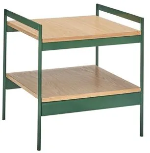 Hübsch Jaunty Boční stolek Zelená/Přírodní