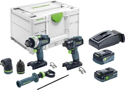Festool Sada šroubováku a vrtačky TID 18 5.0/4.0-Set TPC 18/4