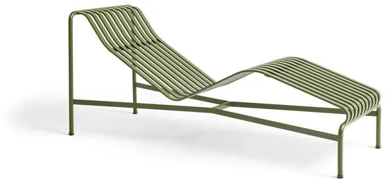 HAY Palissade Chaise Longue Olivová