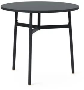 Normann Copenhagen Union Stůl Černý Ø80 X V74,5 cm