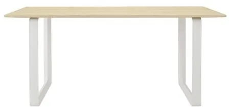 Muuto 70/70 Jídelní stůl 170x85 Dubová dýha/Bílá