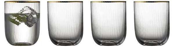Lyngby Glas Palermo tumbler 4 ks. 35 cl