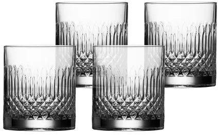 Luigi Bormioli Diamante sklenice na vodu/whisky - 4 ks
