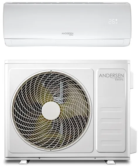 Andersen Electric AE 9000 vzduch/vzduch tepelné čerpadlo s WiFi, 3,4 kW, 5–63 m², bílá