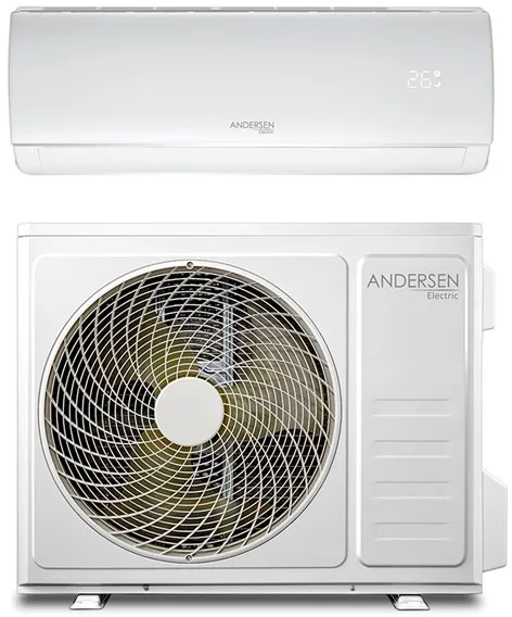 Andersen Electric AE 12000 vzduch/vzduch tepelné čerpadlo s WiFi, 3,8 kW, 5–72 m², bílá