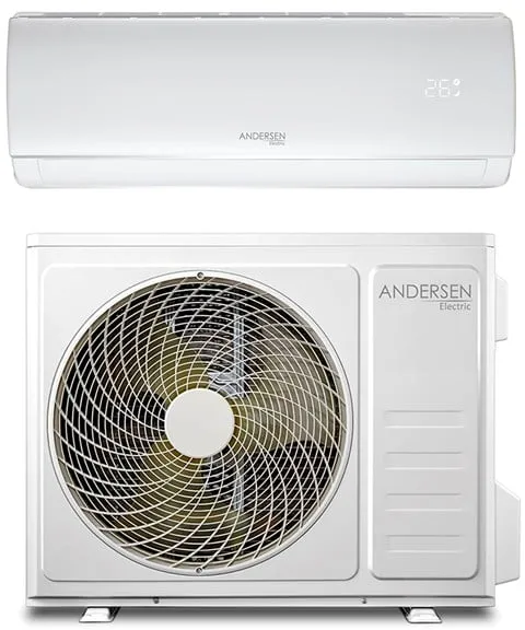 Andersen Electric AE 18000 vzduch/vzduch tepelné čerpadlo s WiFi, 6 kW, 5–135 m², bílá